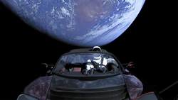 Front view of Starman