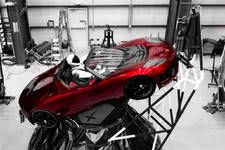 Tesla Roadster and Starman