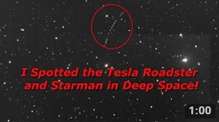 Where is Tesla Roadster in Space - Videos